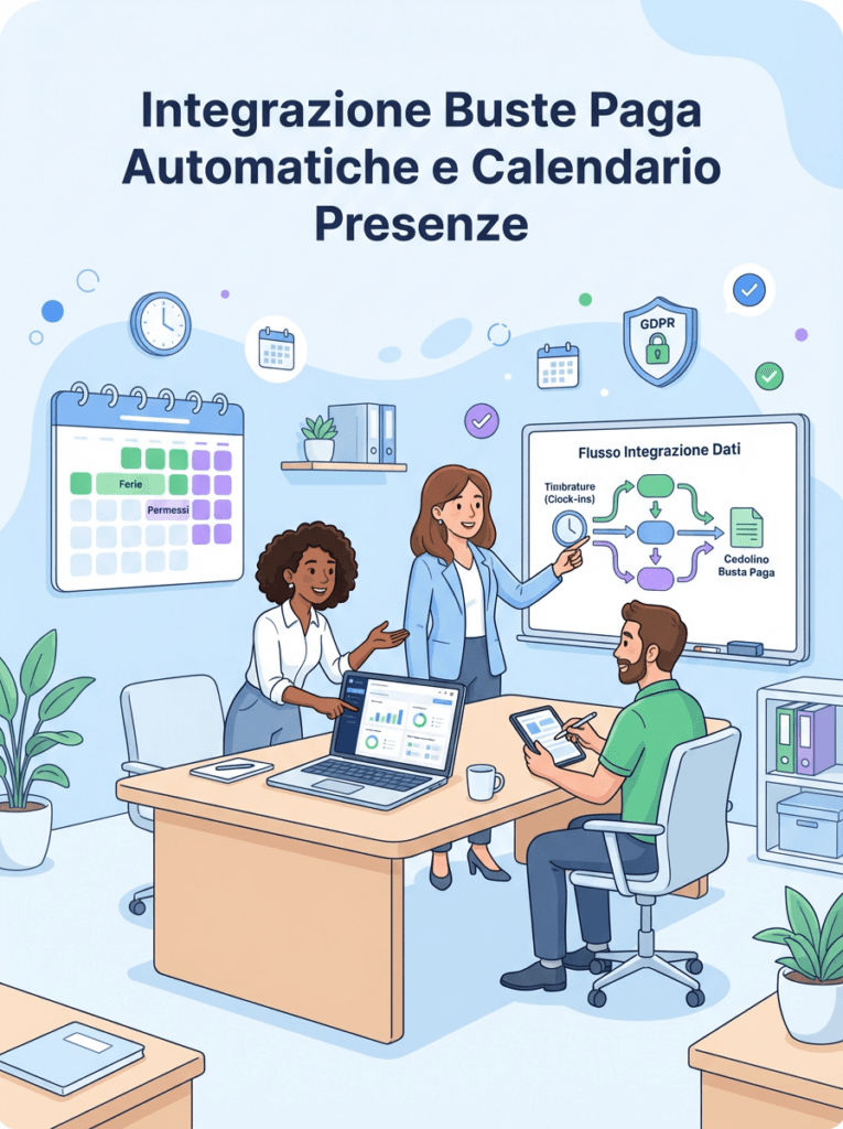 Integrazione Buste Paga Automatiche e Calendario Presenze: Guida Completa per Consulenti e Imprenditori
