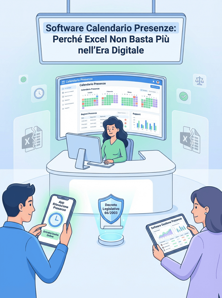 Software Calendario Presenze: Perché Excel Non Basta Più nell'Era Digitale
