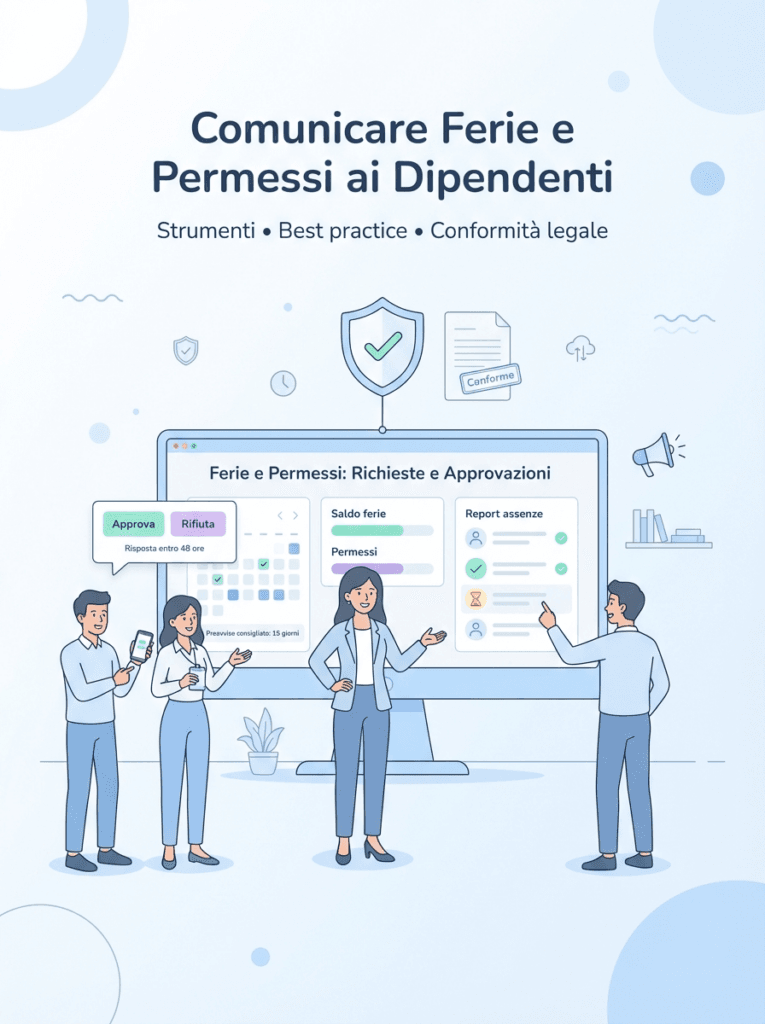 Comunicare Ferie e Permessi ai Dipendenti: Strumenti, Best Practice e Conformità Legale