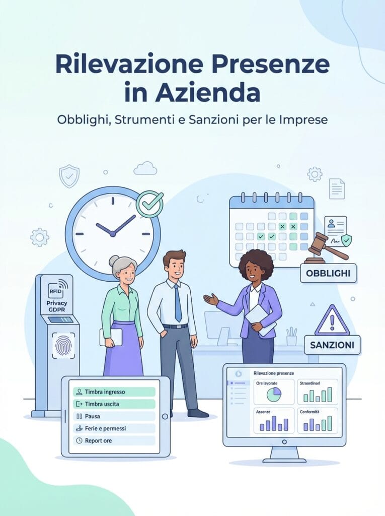 Rilevazione Presenze in Azienda: Obblighi, Strumenti e Sanzioni per le Imprese