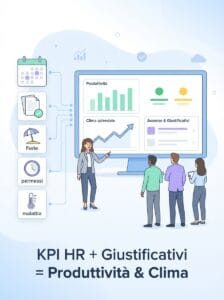 KPI HR e Gestione Giustificativi: La Chiave per Produttività e Clima Ottimali