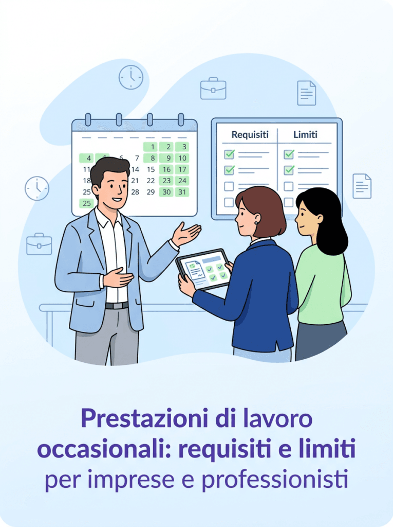 Prestazioni di lavoro occasionali: requisiti e limiti per imprese e professionisti