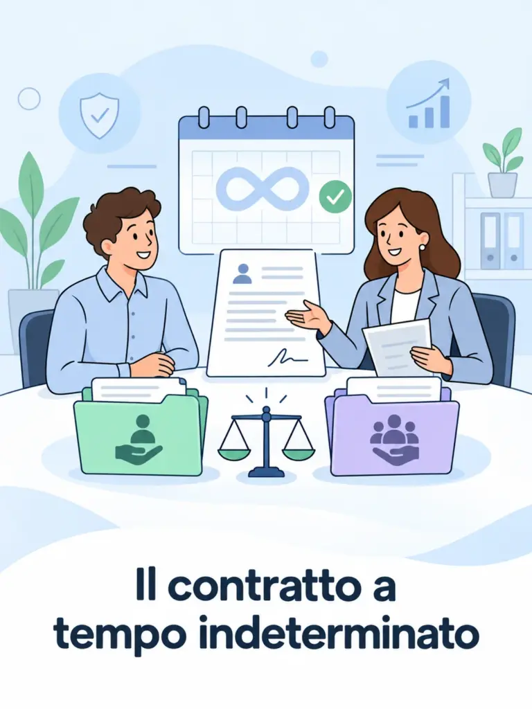 Analisi Approfondita dei Diritti e dei Doveri nel Contratto a Tempo Indeterminato, Enfatizzando la Stabilità Lavorativa