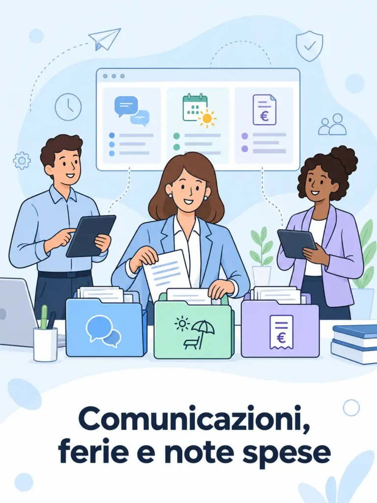 Integrare Comunicazioni, Ferie e Note Spese: L'Importanza di una Piattaforma Unica per l'HR e la Compliance