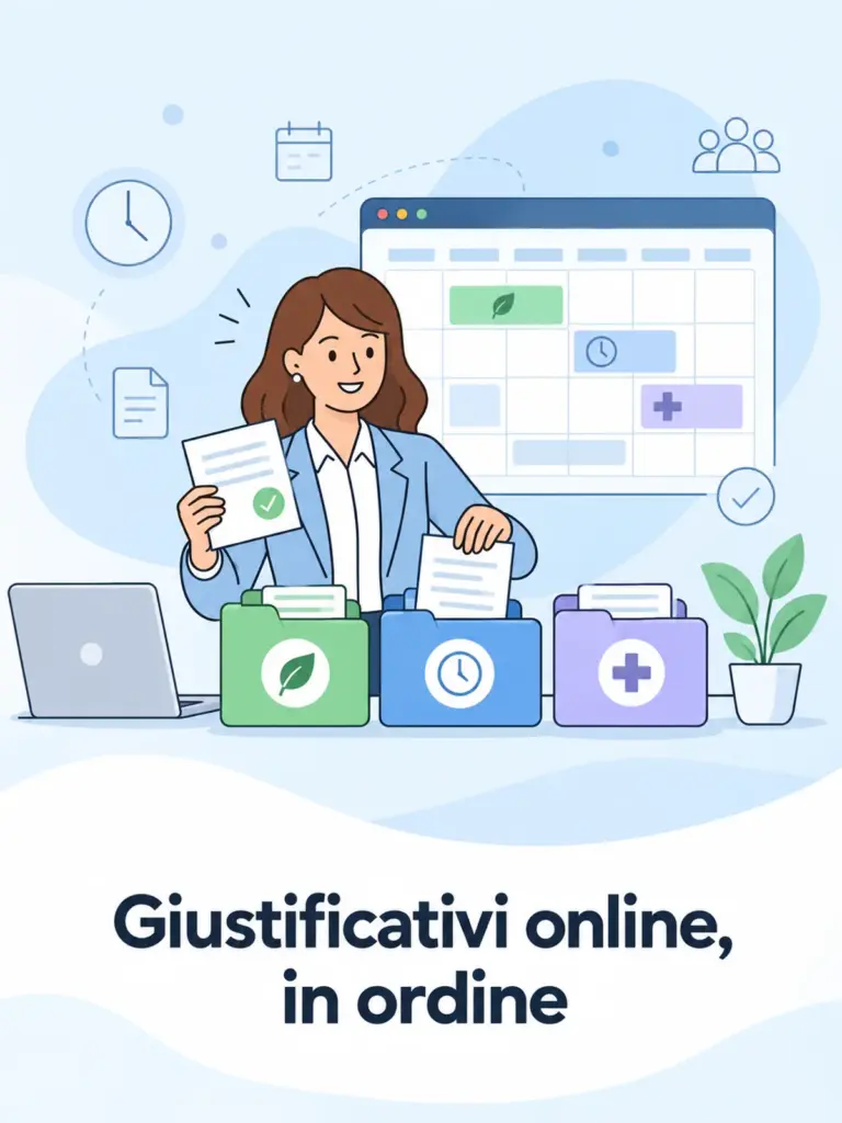 Giustificativi online: come gestire ferie, permessi e malattia in modo ordinato